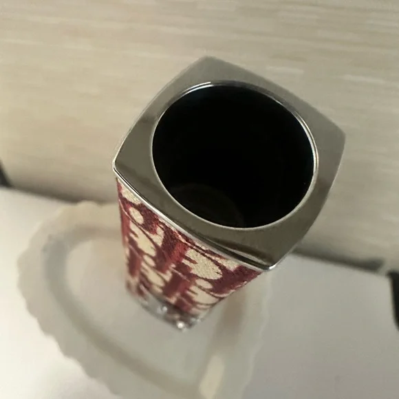 Dior Burgundy and crème addict case. Shine lipstick couture case. NWOT - Picture 3 of 3